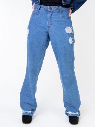 Calça Jeans Feminina Adulto Mom 860 Ativip Jeans