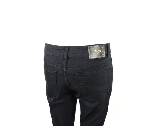 Calça Jeans Masculina Adulto Com Lycra 40-48 23486 Ferju Preto