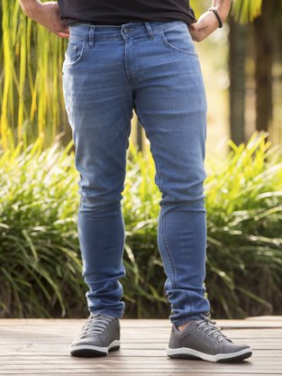 Calça Jeans Skinny  Masculina Adulto 2433014 Ogochi