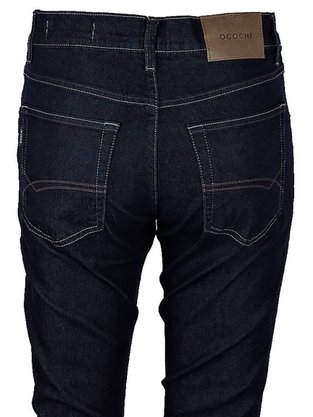 Calça Jeans Masculina Adulto  Slim 2001016 Ogochi Azul Marinho