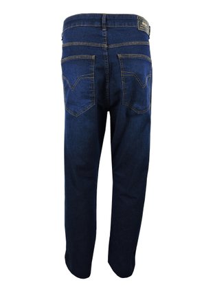 Calça Jeans Masculina Adulto Tamanho Especial Detalhe Com Lycra 50-54 24043 Ferju Jeans