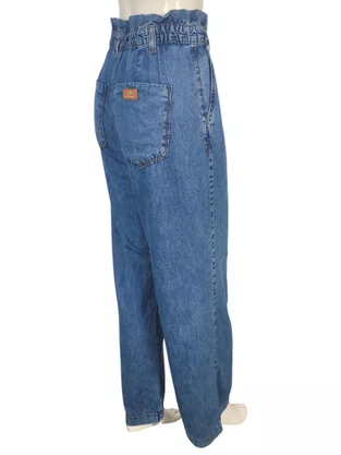 Calça Jeans Wide Leg Clochard Feminina 75368 Mormaii Jeans Médio