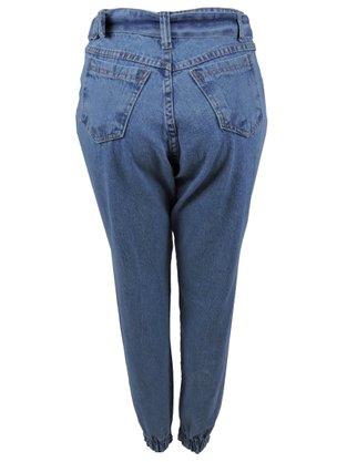 Calça Jogger Feminina Adulto Com Detalhe No Cinto 848 Ativip Jeans
