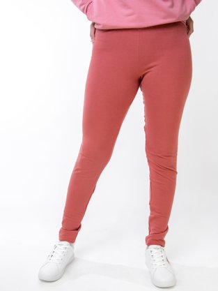 Calça Legging Feminina Adulto De Cotton Lisa 1000026301 Malwee Rose