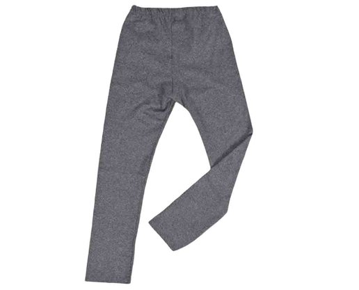 Calça Legging Térmica Feminina Infantil 4/8 24806 Three Hands Chumbo Mescla