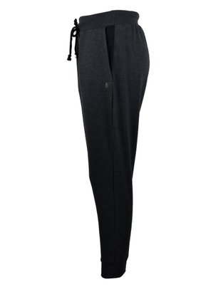 Calça Masculina Adulto Moletom Lisa Com Bolso Detalhe Logo na Lateral 8450 PGCO Grafite