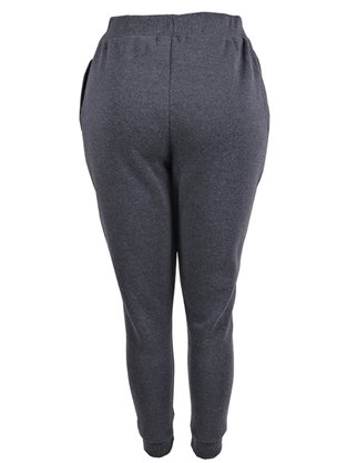 Calça Moletom Feminina Adulto CBFM-100D Basic Chumbo