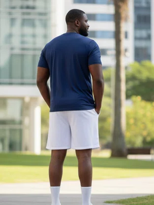 Calção Futebol Plus Size Masculino 323303 Penalty Branco