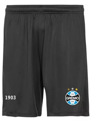 Calção Masculino Adulto do Grêmio Basic 1025006 Betel Preto