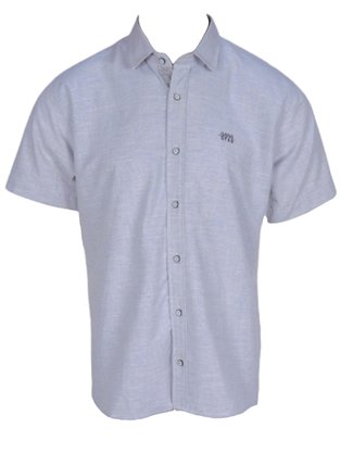 Camisa Masculina Adulto Manga Curta 15.06.0409 Gangster Azul Claro