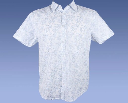 Camisa Masculina Adulto Manga Curta CEC127 Refined Men Branco