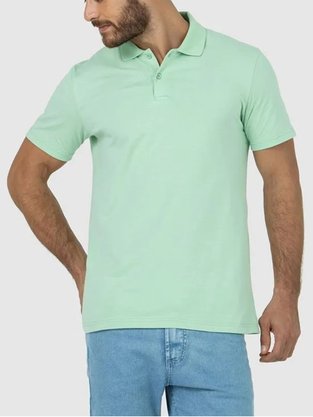 Camisa Polo Tradicional Masculina Adulto Manga Curta 1000004430 Malwee Verde