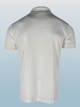 Camisa Polo Manga Curta Masculina Adulto 501054 Vanton Creme
