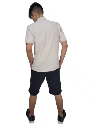 Camisa Polo Manga Curta Masculino Adulto Essencial Slim 7510001 Ogochi Areia