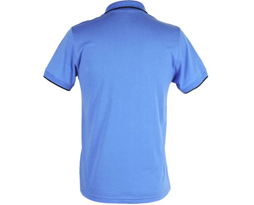 Camisa Polo Manga Curta Com Bolso Masculina 11002 Sigosta Azul Hortência