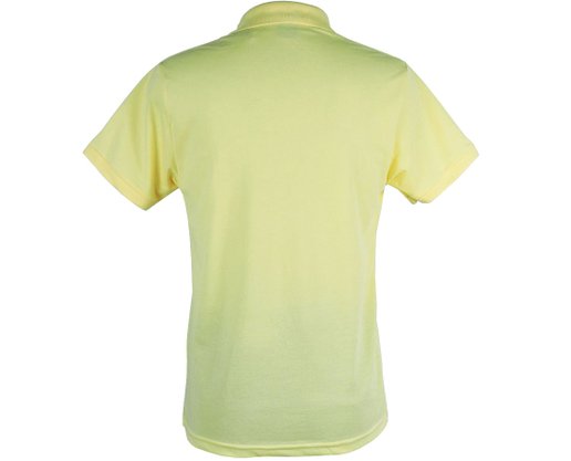 Camisa Polo Masculina Adulto Manga Curta Piquê Com Bolso 7629 Sigosta Amarelo