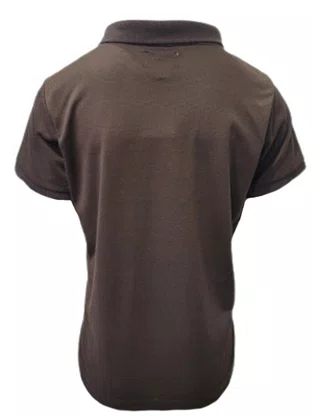 Camisa Polo Masculina Juvenil  10/16 63.56.0236 Gangster Marrom