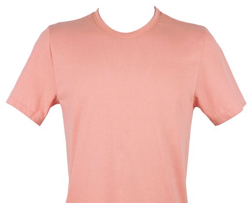 Camiseta Masculina Adulto Manga Curta Lisa 0299 Hering Pêssego