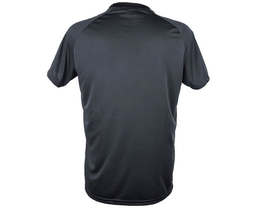 Camiseta Masculina Adulto Manga Curta Matteo KP2118003 Kappa Preto e Chumbo