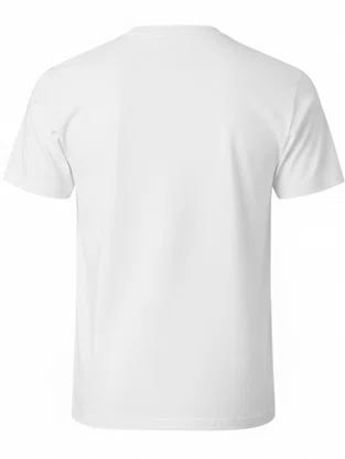 Camiseta De Algodão Unissex  HT100 Har Têxtil Branco