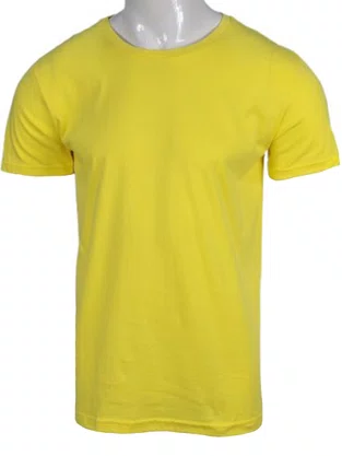 Camiseta De Algodão Unissex  HT102 Har Têxtil  Amarelo