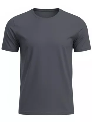 Camiseta De Algodão Unissex HT102 Har Têxtil Chumbo