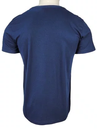 Camiseta De Algodão Unissex HT102 Har Têxtil Marinho