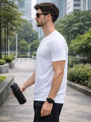 Camiseta Dry Fit Essential OFMWT26610 Olympikus Branco