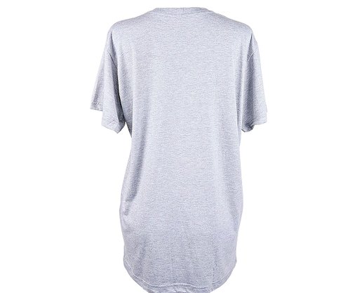 Blusa Feminina Adulto Manga Curta Estampa Mickey Estilizado F78002 Over Cinza