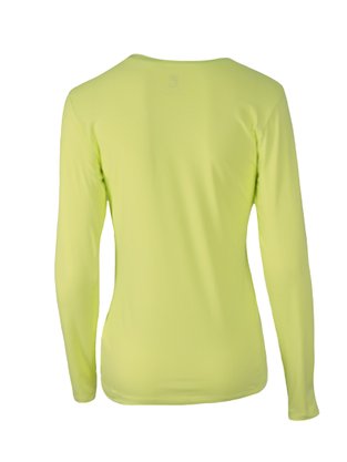 Camiseta Feminina Adulto UV Sun Protect Breezy F12AT519017 Fila Amarelo Neon