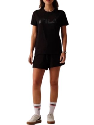 Camiseta Fila Letter Premium II Adulto Feminina F12L00825 Fila Preto