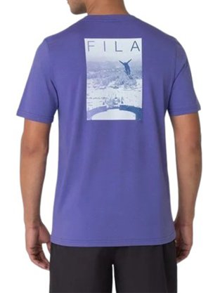 Camiseta Graphic Sport Masculina Adulto F11HT00500 Fila Roxo