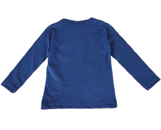Camiseta Infantil Masculina 1-3 Dino Hello 55921 Brandili Azul