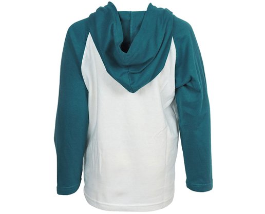 Camiseta Juvenil Feminino Manga Longa Detalhe 10302188 Marisol Creme e Petróleo