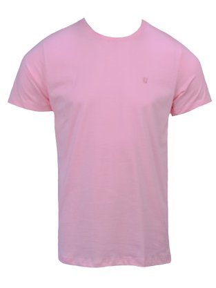 Camiseta Manga Curta Masculina Adulto 5500 Tribex Rosa Bebê