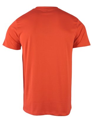Camiseta Básica Manga Curta Masculina Adulto CBEM-100 Blue Bay/Concept Laranja