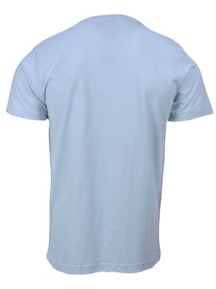 Camiseta Manga Curta Masculina Adulto Com Detalhe Logo 10.16.0880 Gangster Azul Bebê