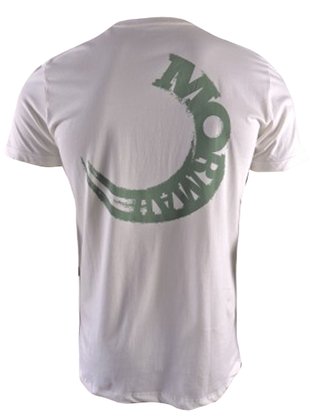 Camiseta Manga Curta Masculina Adulto Estampa Logomarca 512971 Mormaii Off White
