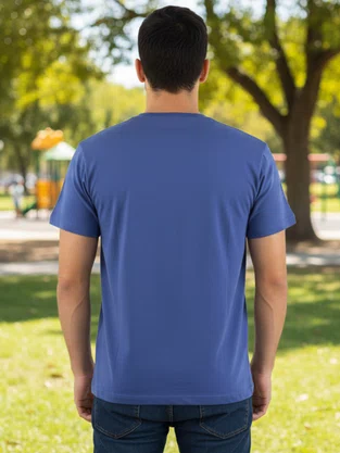 Camiseta Manga Curta Masculina Adulto Estampa Mario e Luigi 124211049 Over Marinho