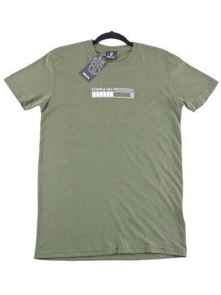 Camiseta Manga Curta Masculina Adulto Estampada 224211014 Brook Sthil Verde