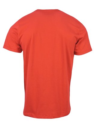 Camiseta Manga Curta Masculina Adulto Lisa 5500 Tribex Vermelho