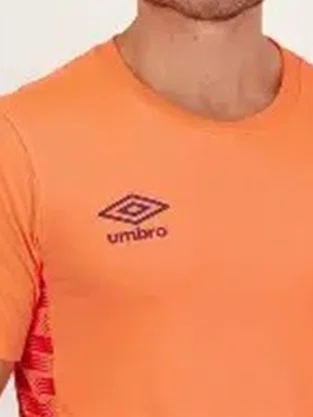 Camiseta Manga Curta Masculina Diamond Wave U11TW123 Umbro Coral
