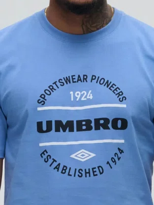 Camiseta Manga Curta Masculina Football Pioneers U11L00347 Umbro Azul