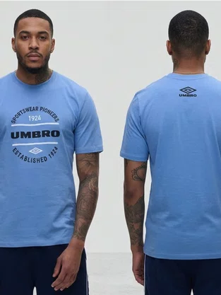 Camiseta Manga Curta Masculina Football Pioneers U11L00347 Umbro Azul