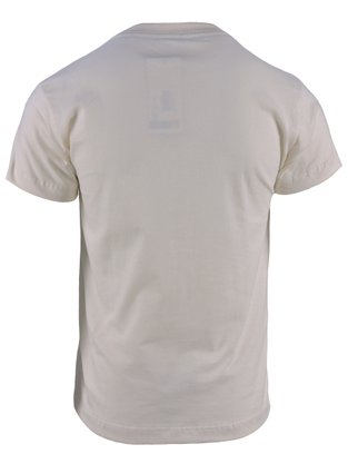 Camiseta  Manga Curta Masculina Infantil Com Estampa Tubarão 86.01.0641 Gangster Creme