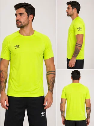 Camiseta Manga Curta Masculina Legacy U11TW00432 Umbro Verde Lima