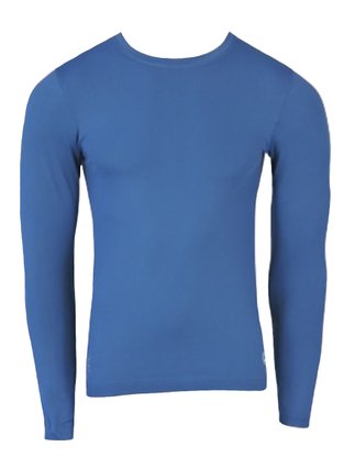 Camiseta Manga Longa Masculina Adulto UV50 Protection 70632 Lupo Azul