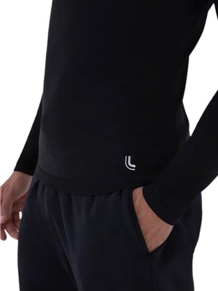 Camiseta Manga Longa Masculina Adulto UV50 Protection 70632 Lupo Preto