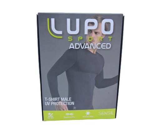 Camiseta Manga Longa Masculina Adulto UV50 Protection 70632 Lupo Preto