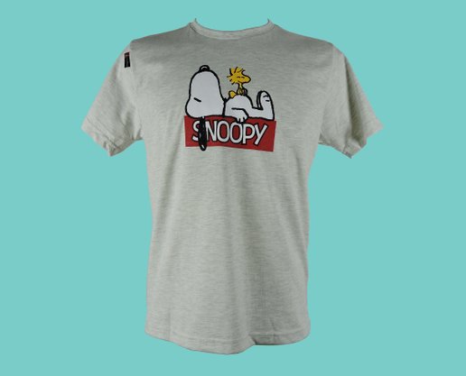 Camiseta Masculina Adulto Estampa Snoopy 10.16.0334 Gangster Mescla